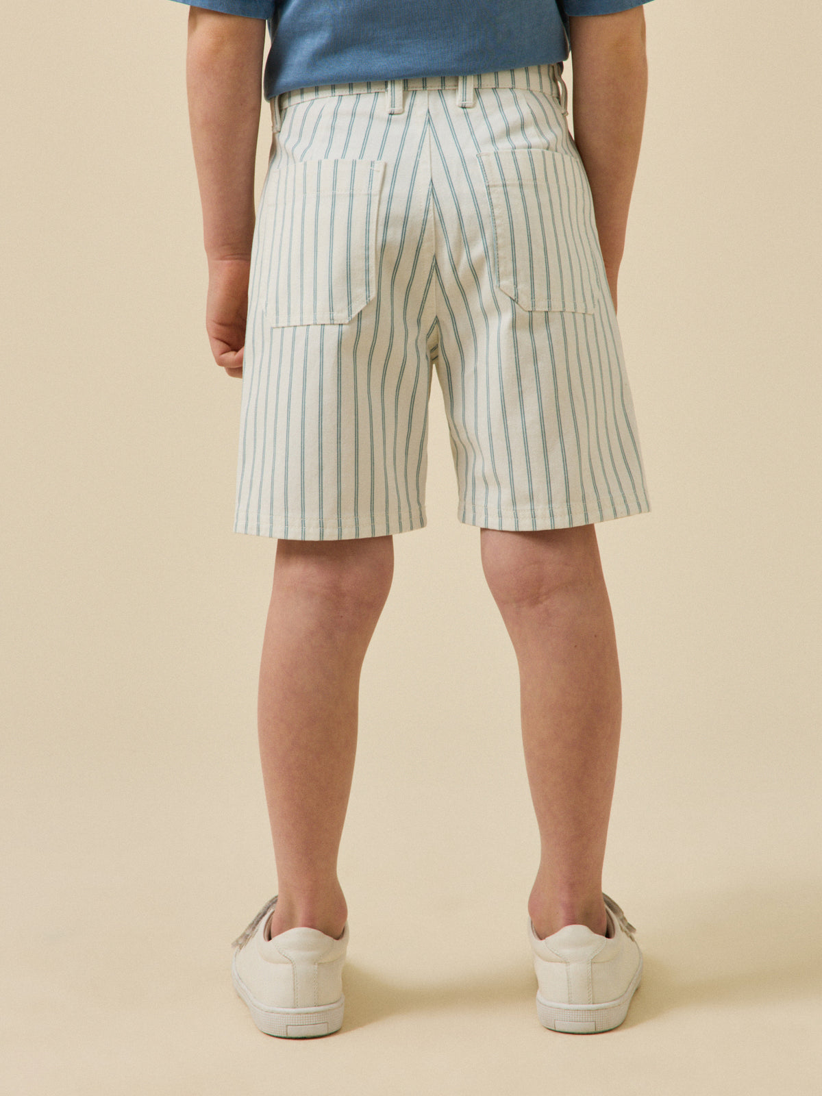 Boy's striped Bermuda shorts