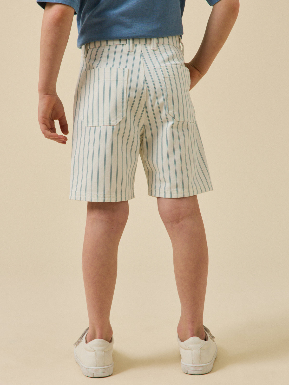 Boy's striped Bermuda shorts