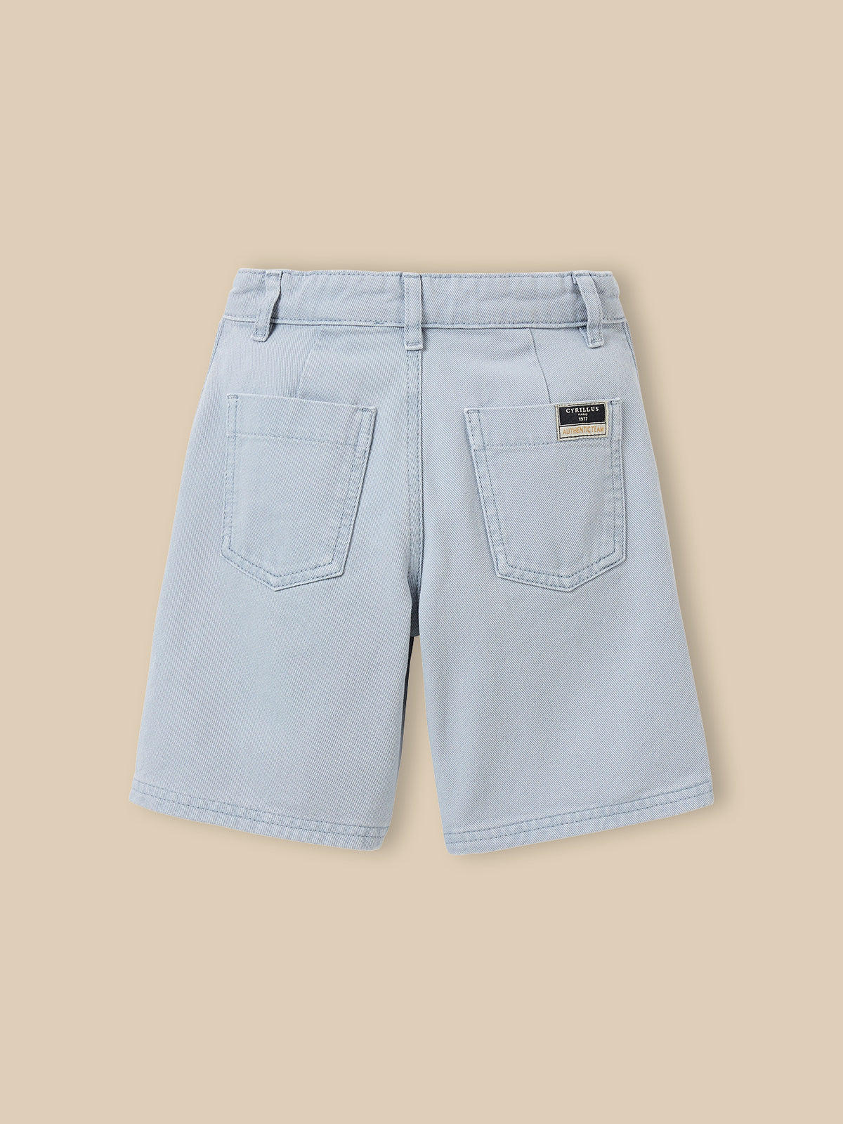Bermuda en denim coloré garçon
