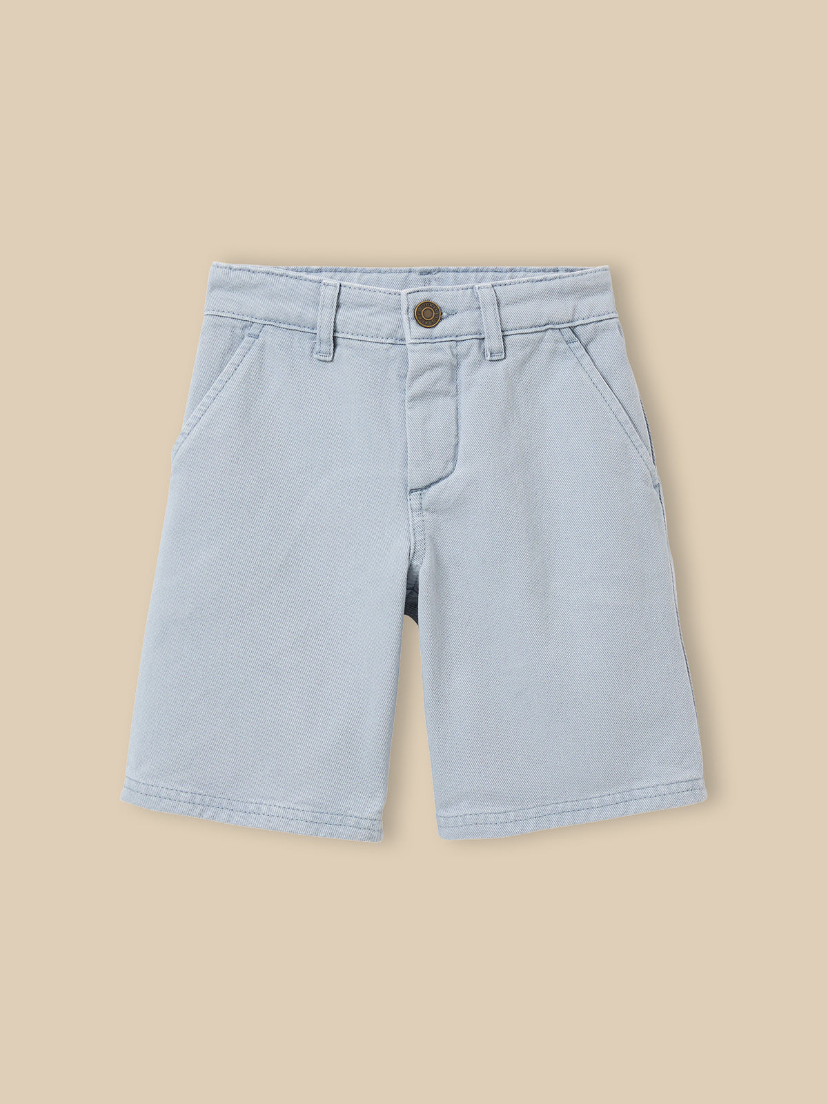 Bermuda en denim coloré garçon