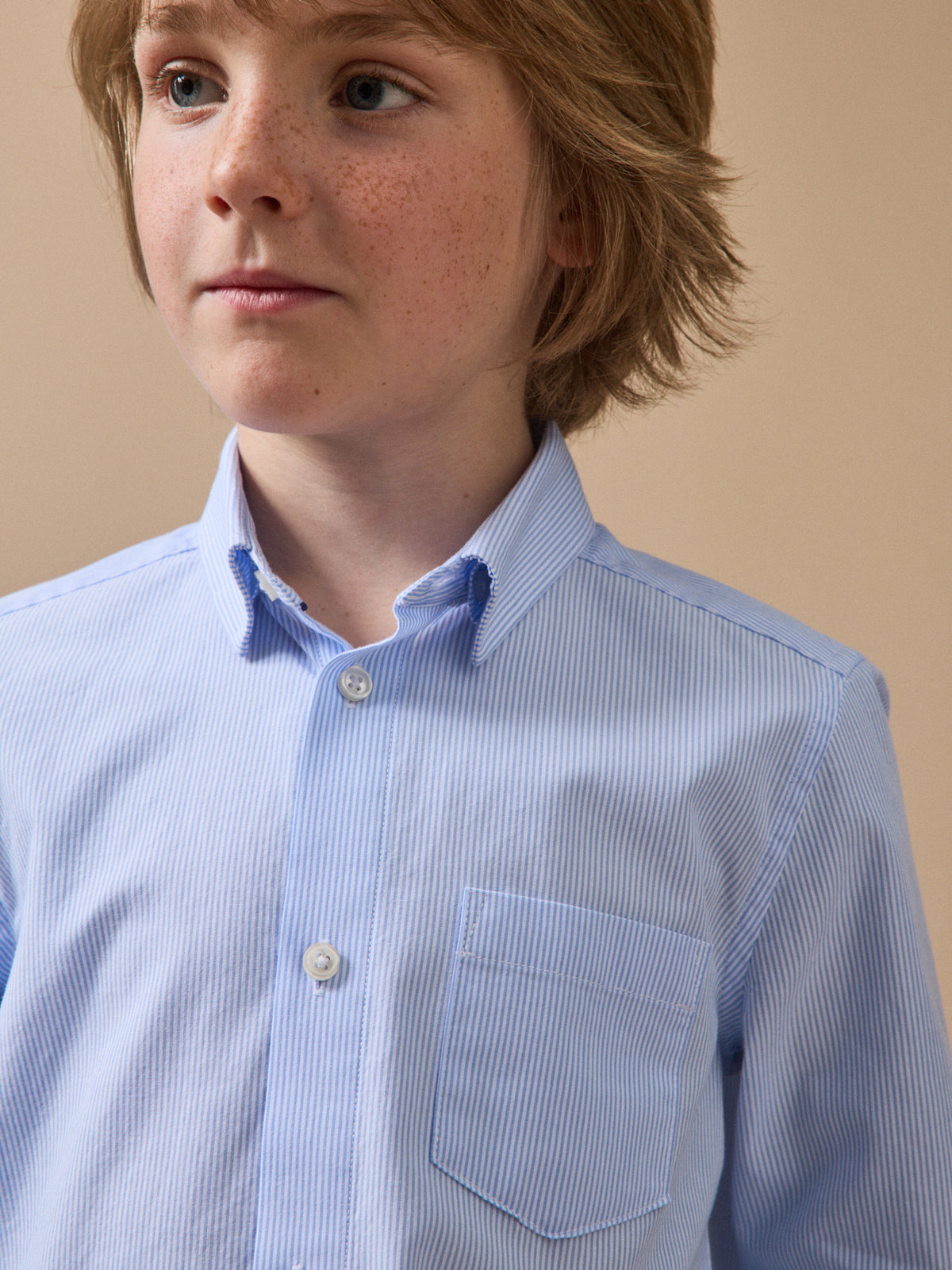 Chemise rayée garçon