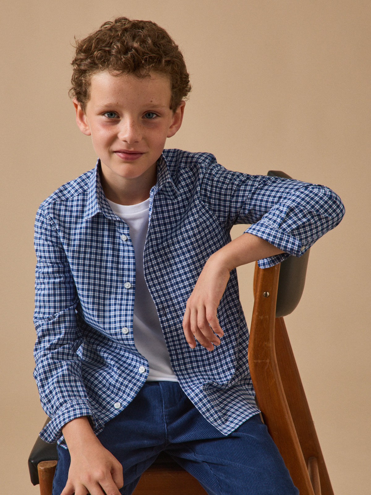 Chemise à carreaux Garçon