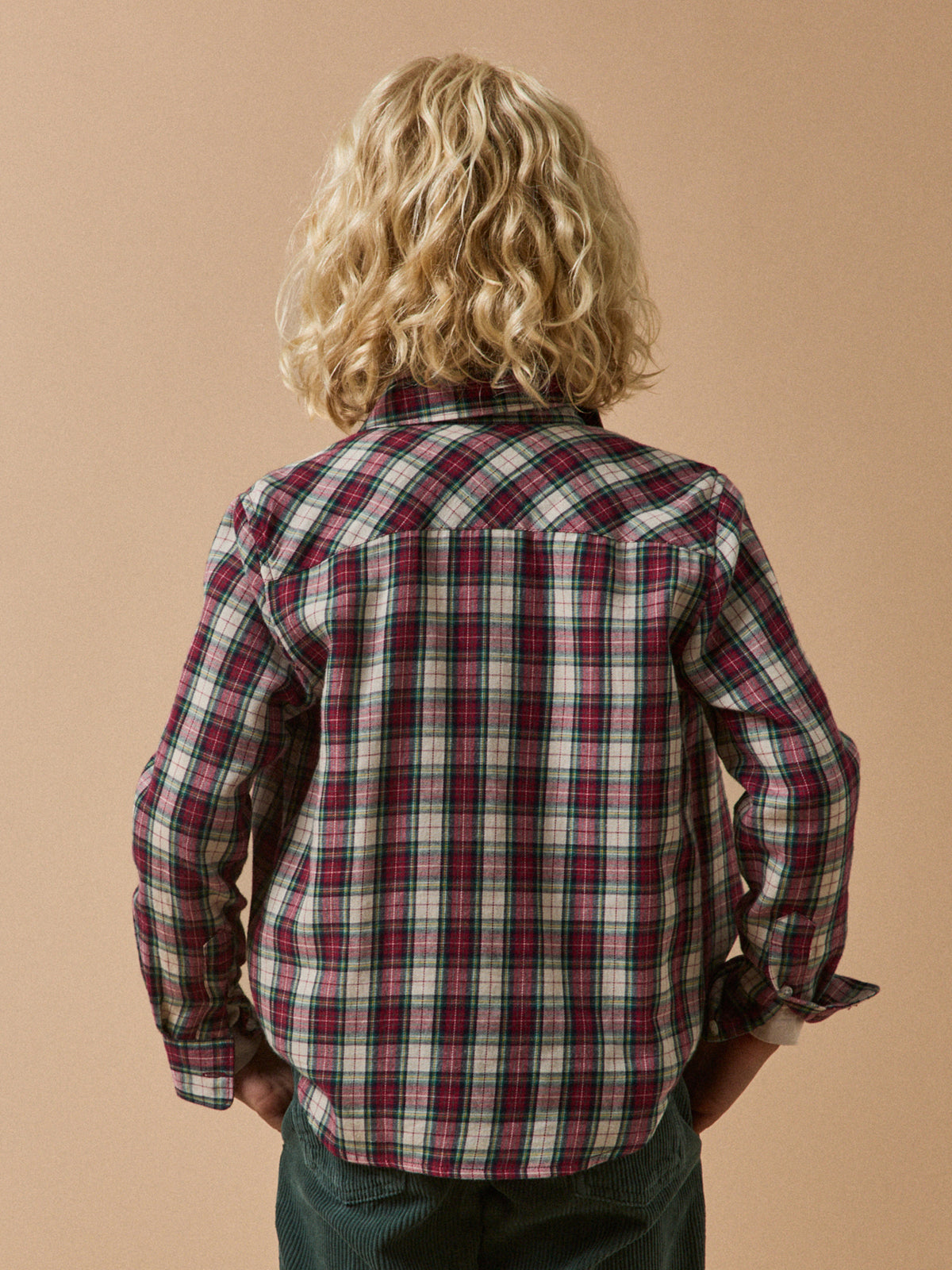 Boy's flannel-like shirt
