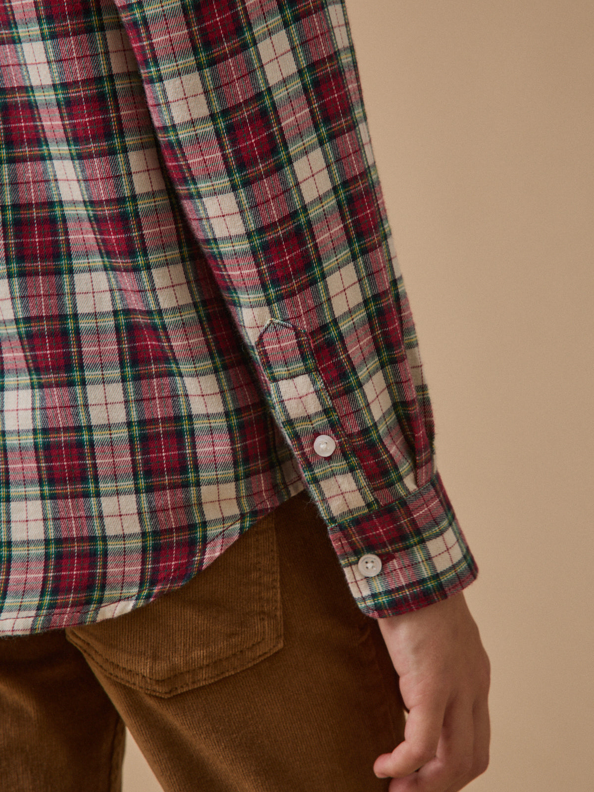 Boy's flannel-like shirt
