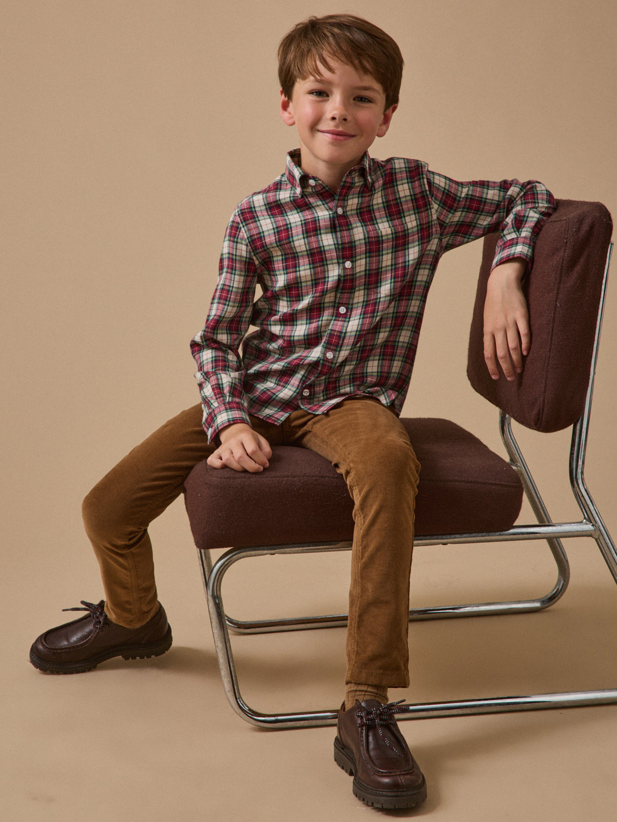 Boy's flannel-like shirt