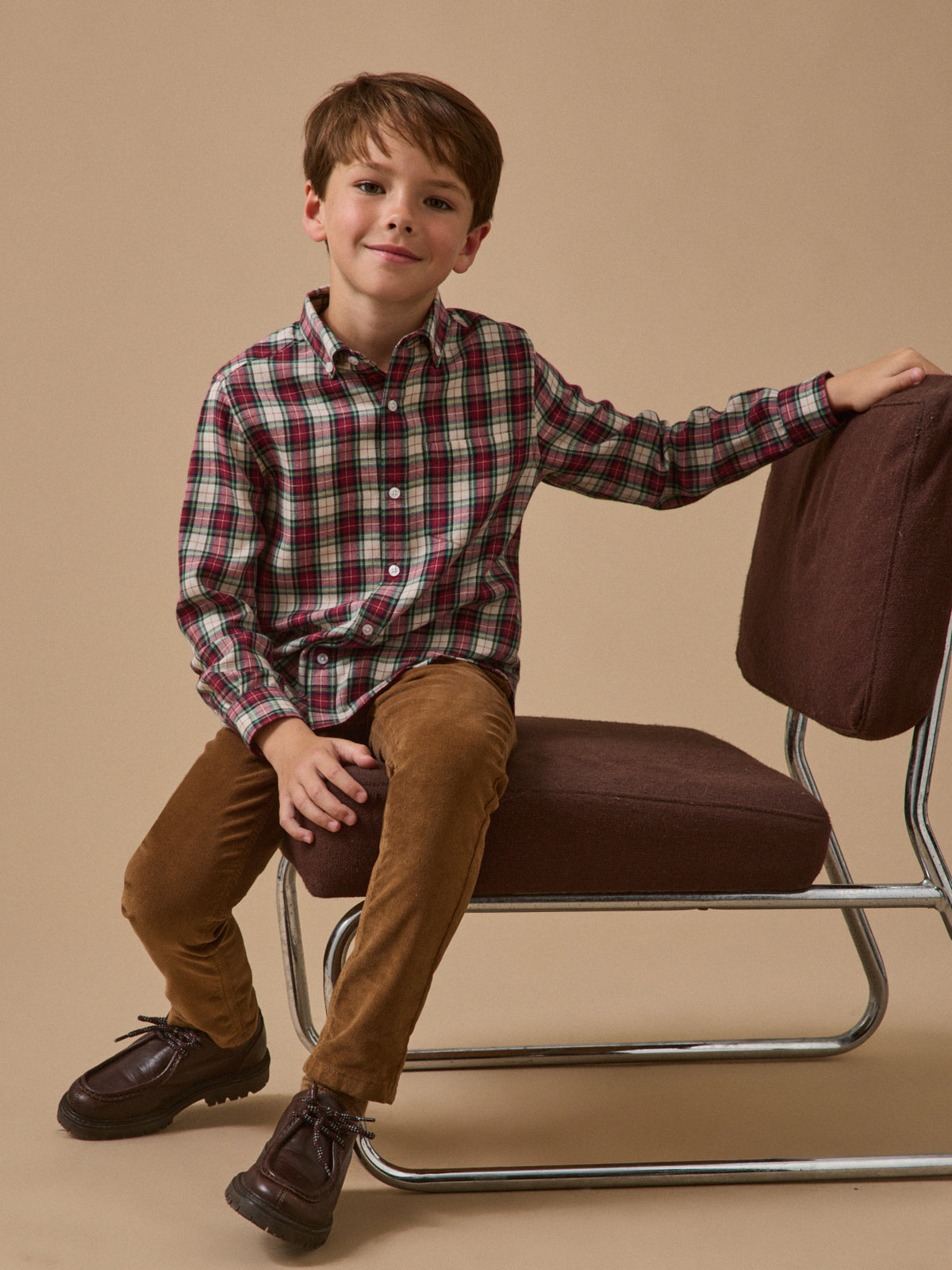 Boy's flannel-like shirt