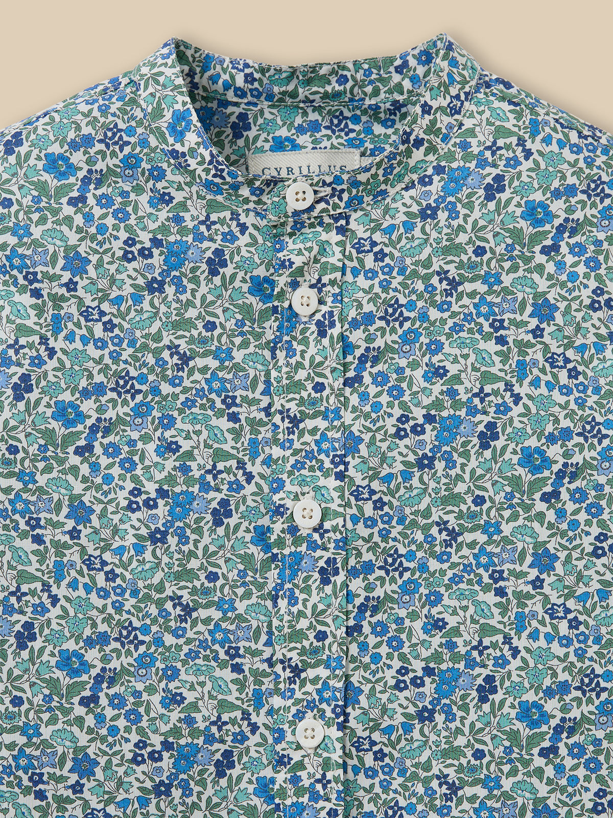 Chemise en tissu Liberty - Collection Fêtes et Mariages