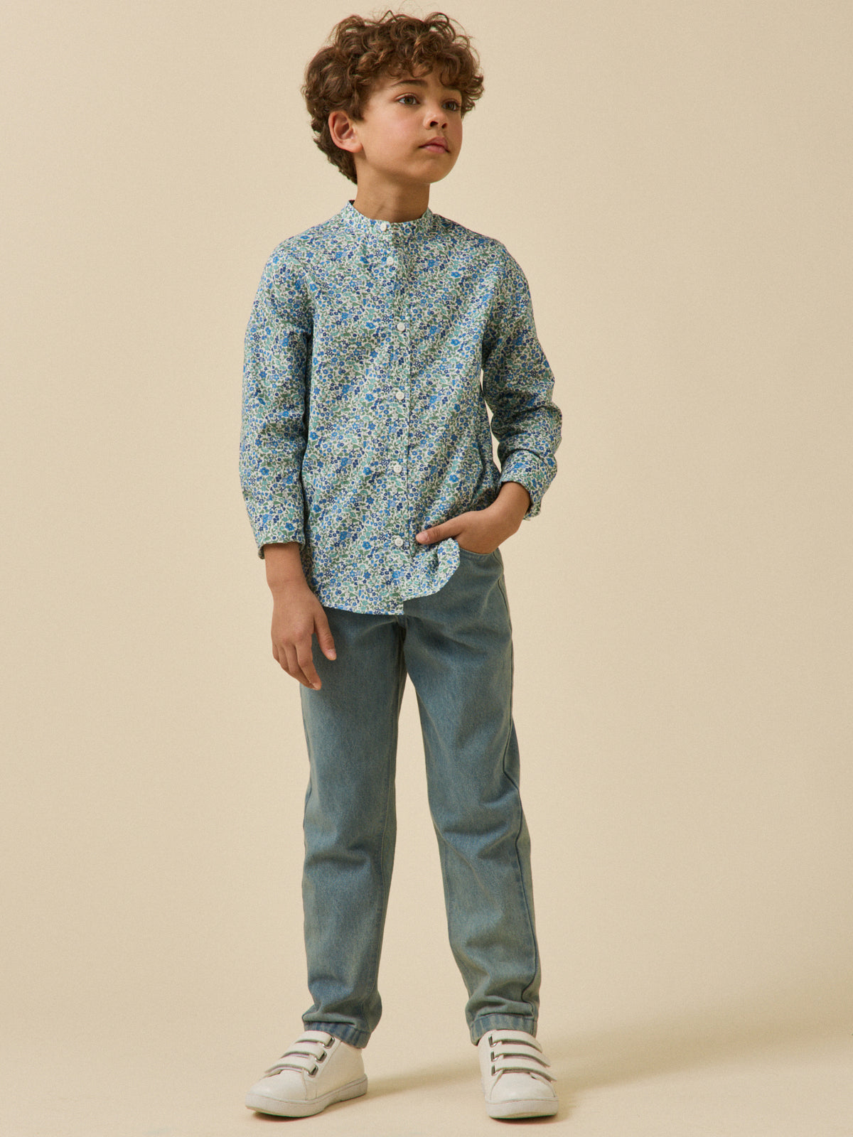 Chemise en tissu Liberty - Collection Fêtes et Mariages