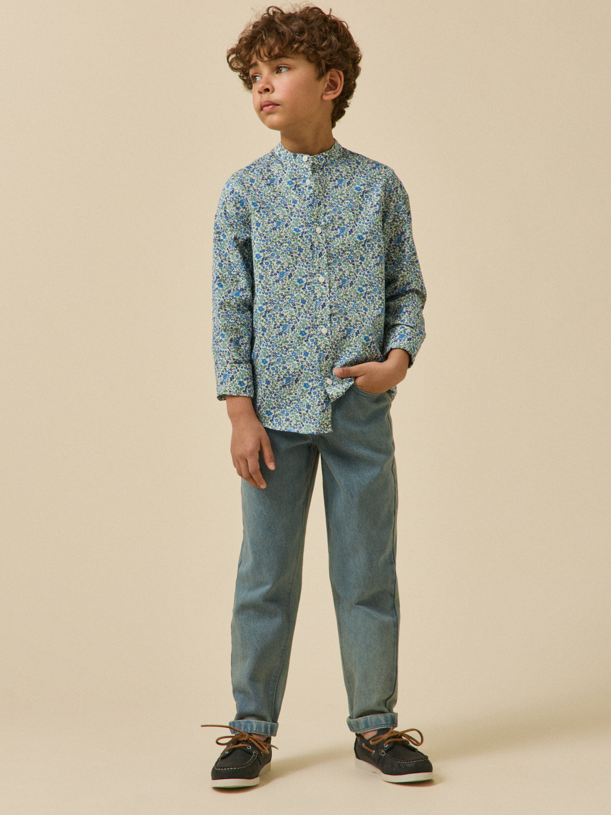 Chemise en tissu Liberty - Collection Fêtes et Mariages