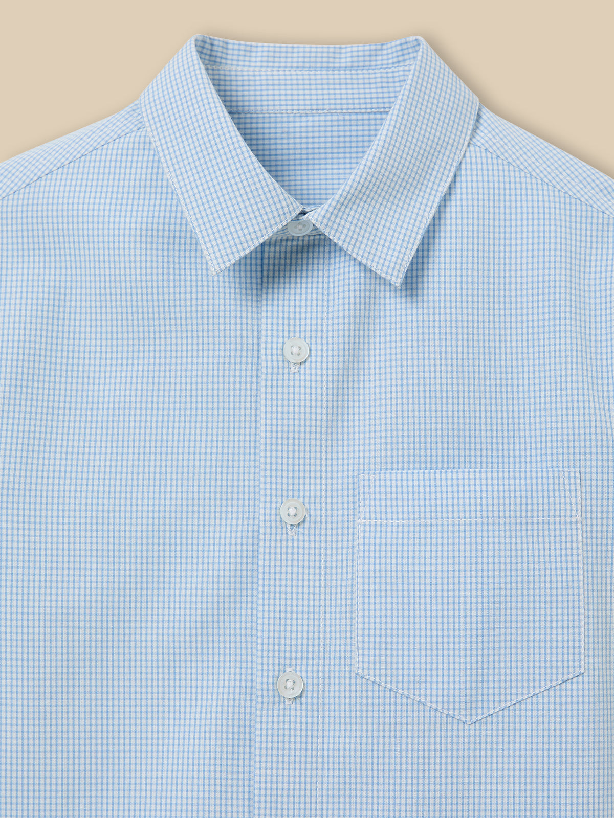 Boy's gingham check shirt