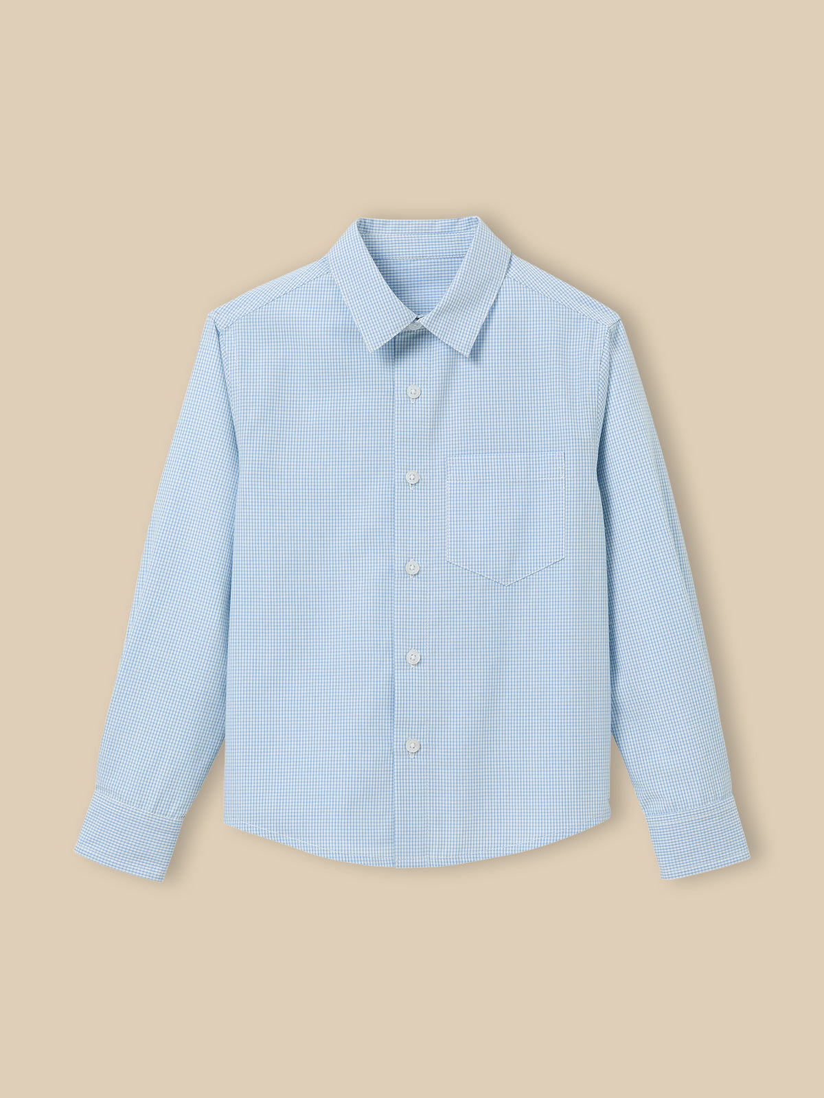 Boy's gingham check shirt