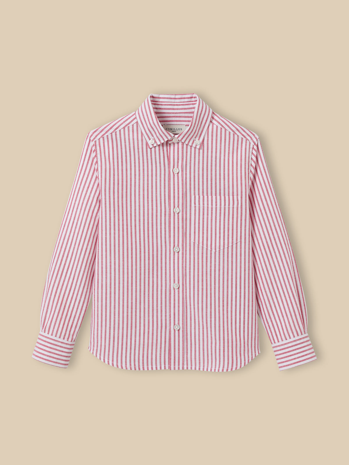 Boy's striped Oxford shirt