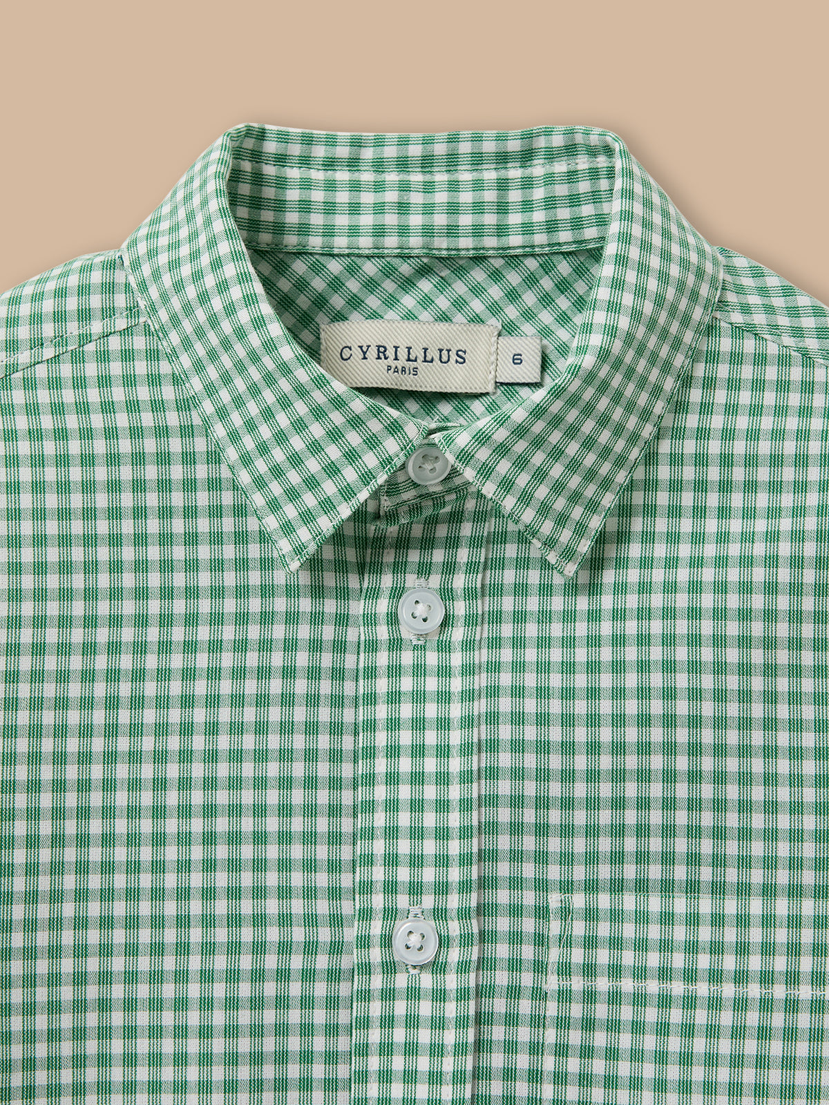 Chemise à petits carreaux Garçon
