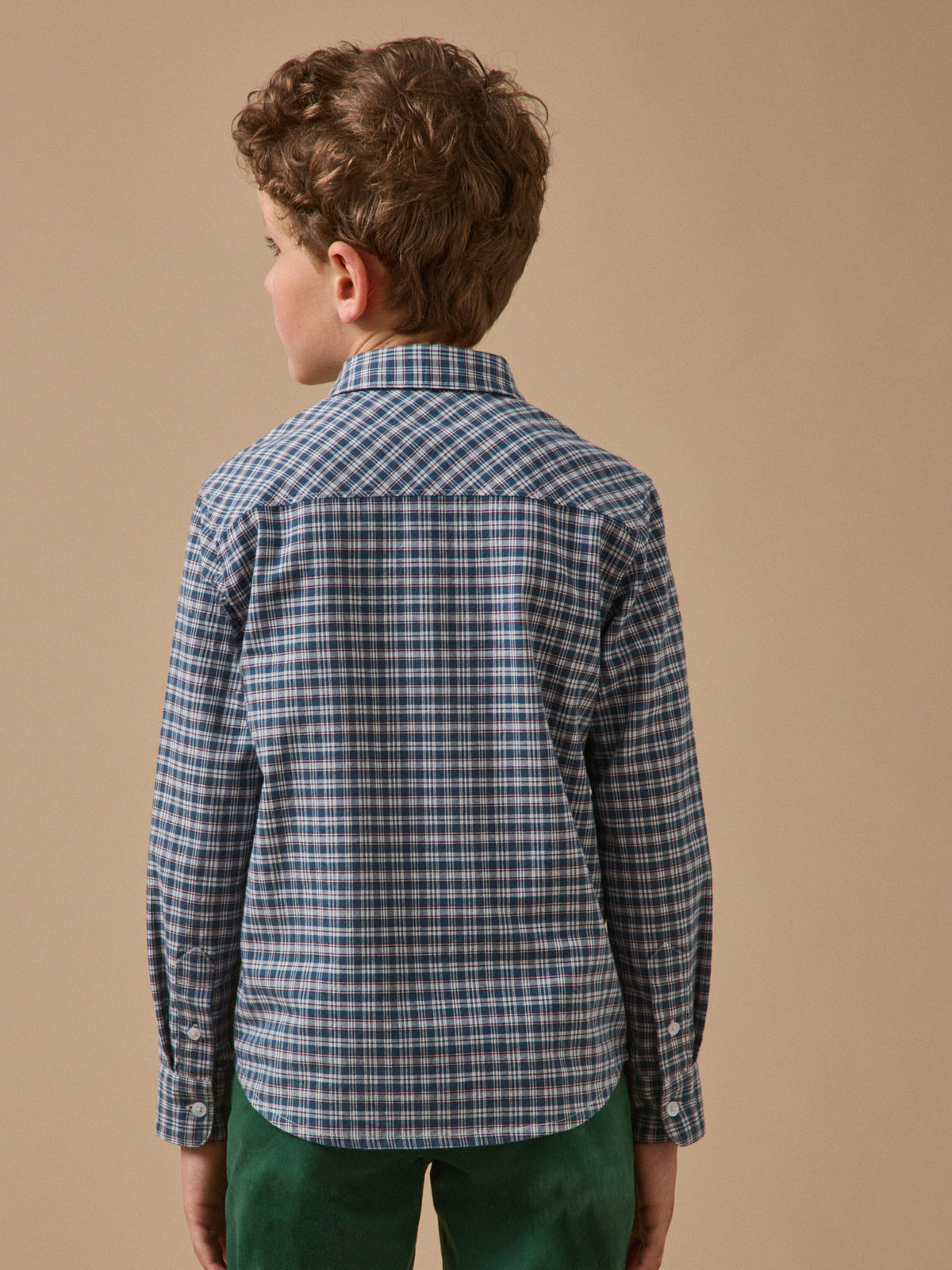 Boy's checked shirt