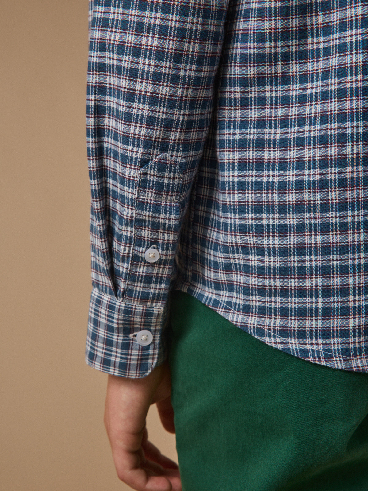 Boy's checked shirt
