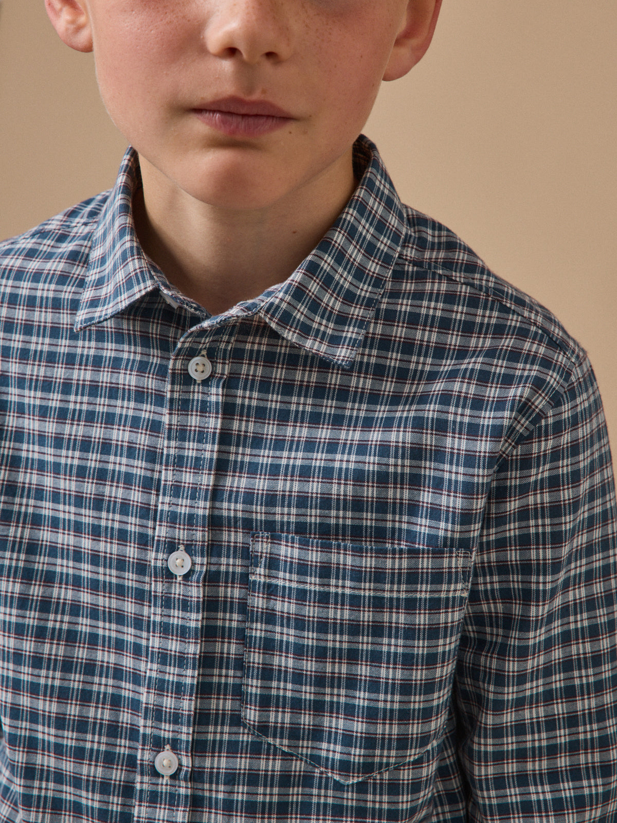Boy's checked shirt