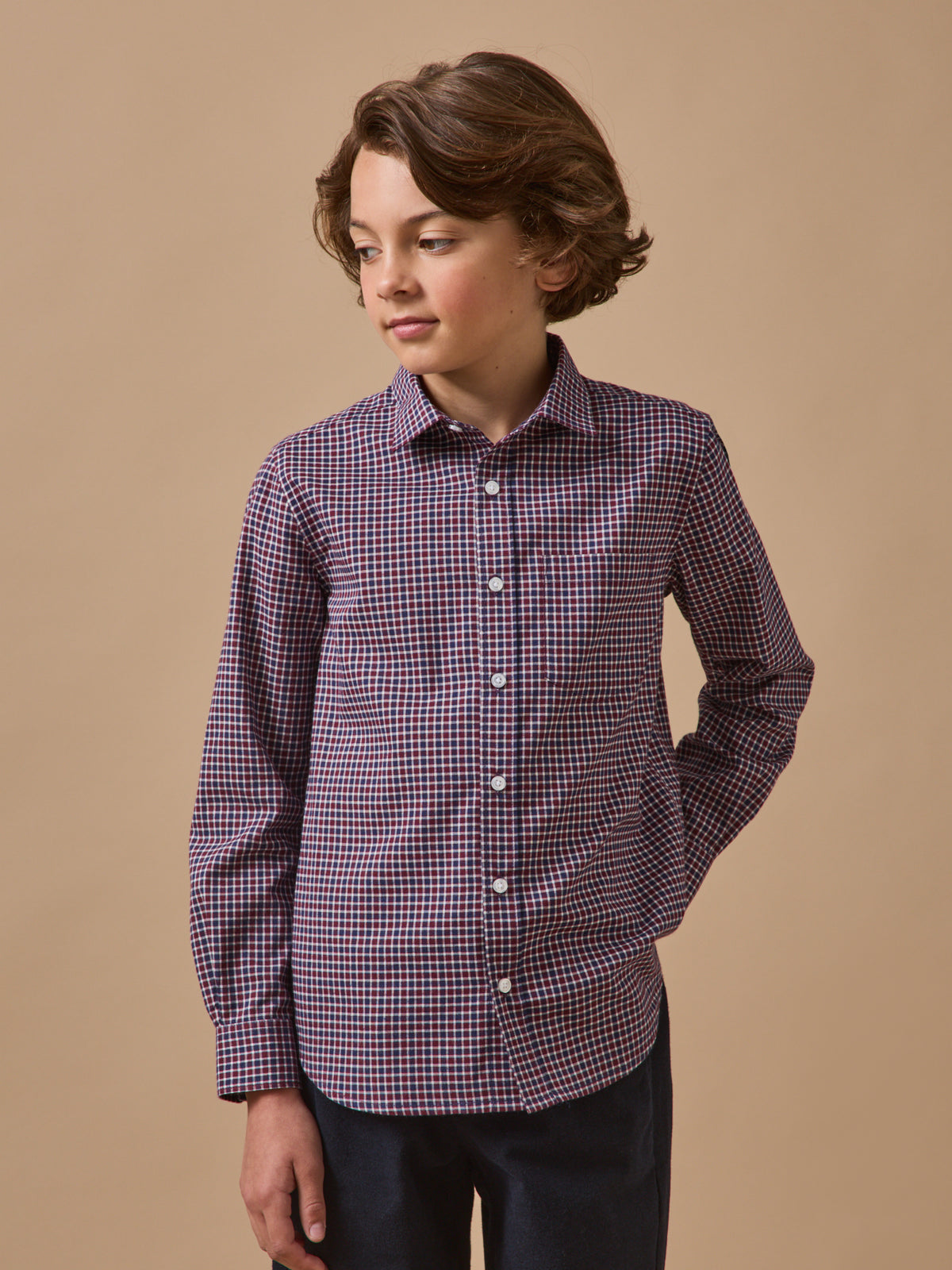 Chemise carreaux effet flanelle Garçon