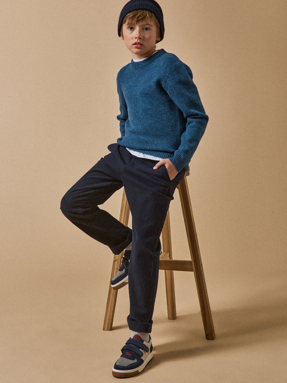 Pull Garçon en laine merinos