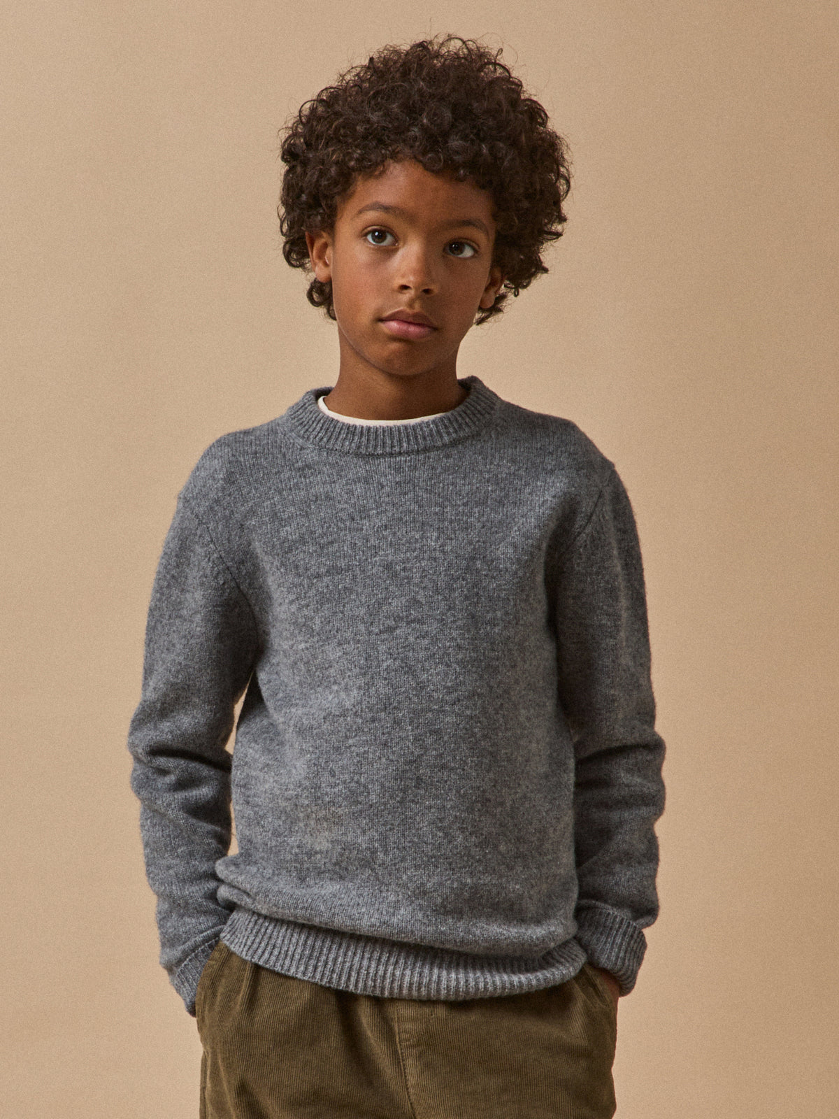 Pull Garçon en laine merinos