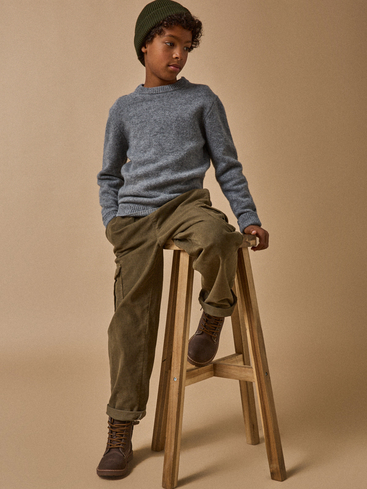 Pull Garçon en laine merinos