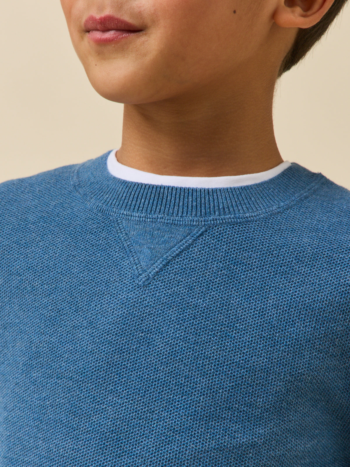 Boy's patterned-knit sweater
