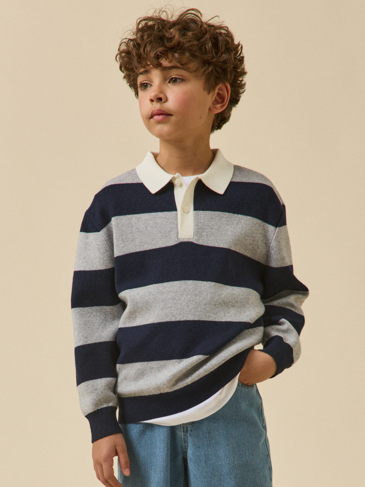 Pull polo Garçon