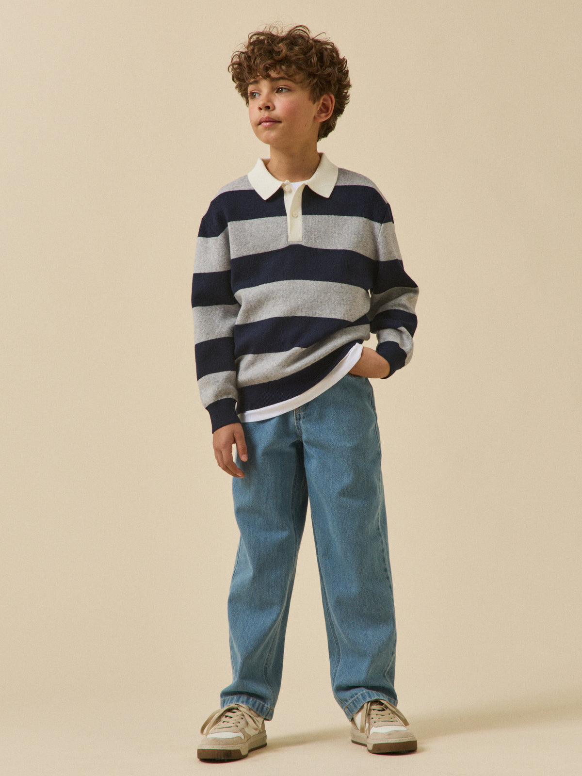 Pull polo Garçon
