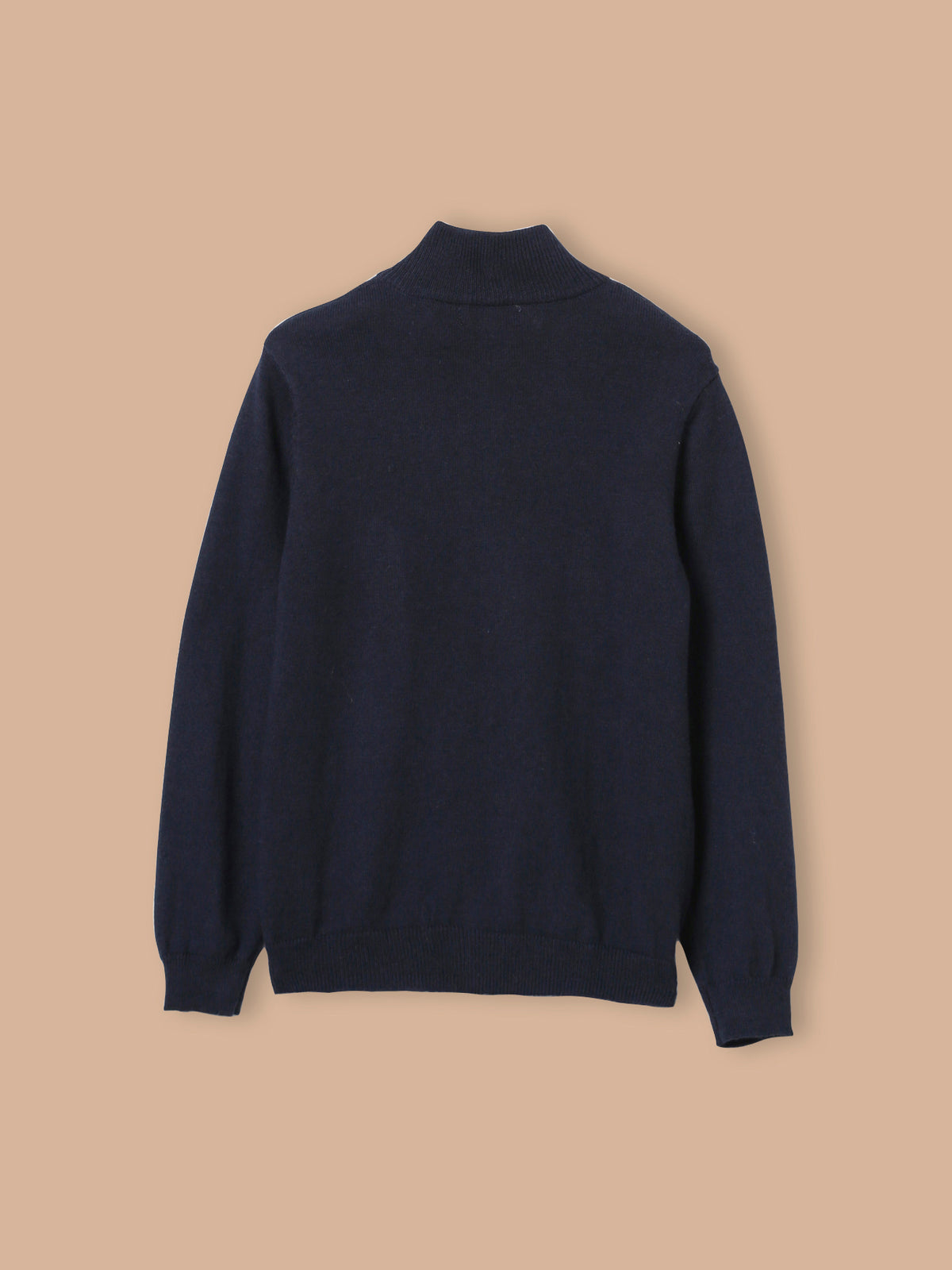 Boy's high-neck cardigan