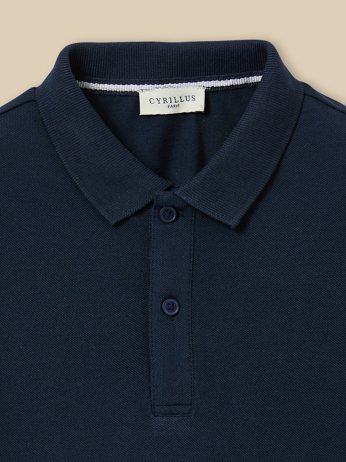 Boy's organic cotton polo shirt
