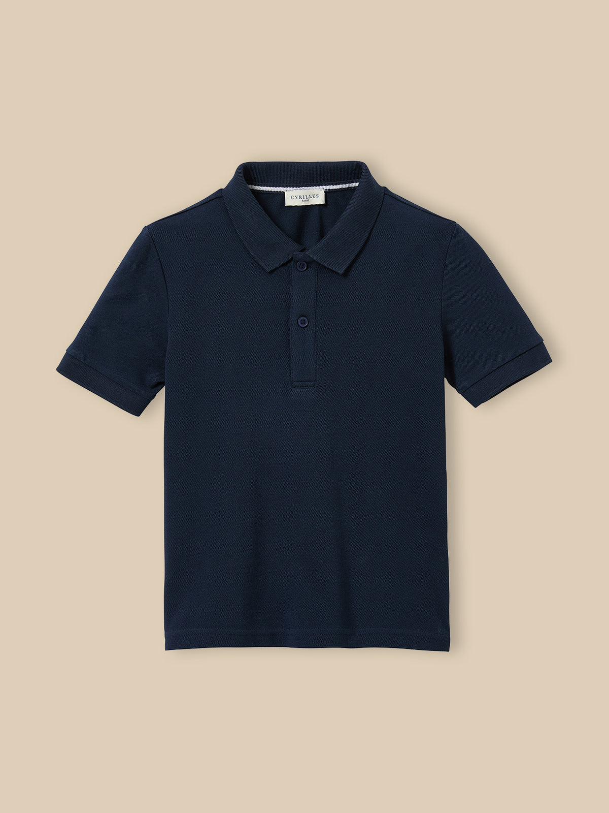 Boy's organic cotton polo shirt