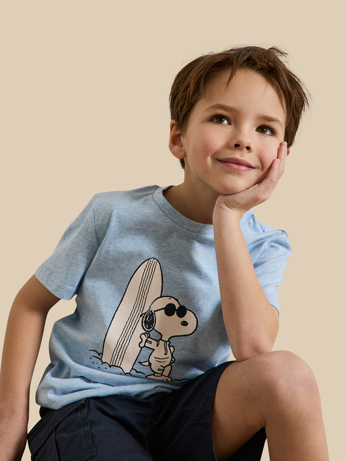 Child's Cyrillus x Peanuts™ T-shirt - The Snoopy Collection