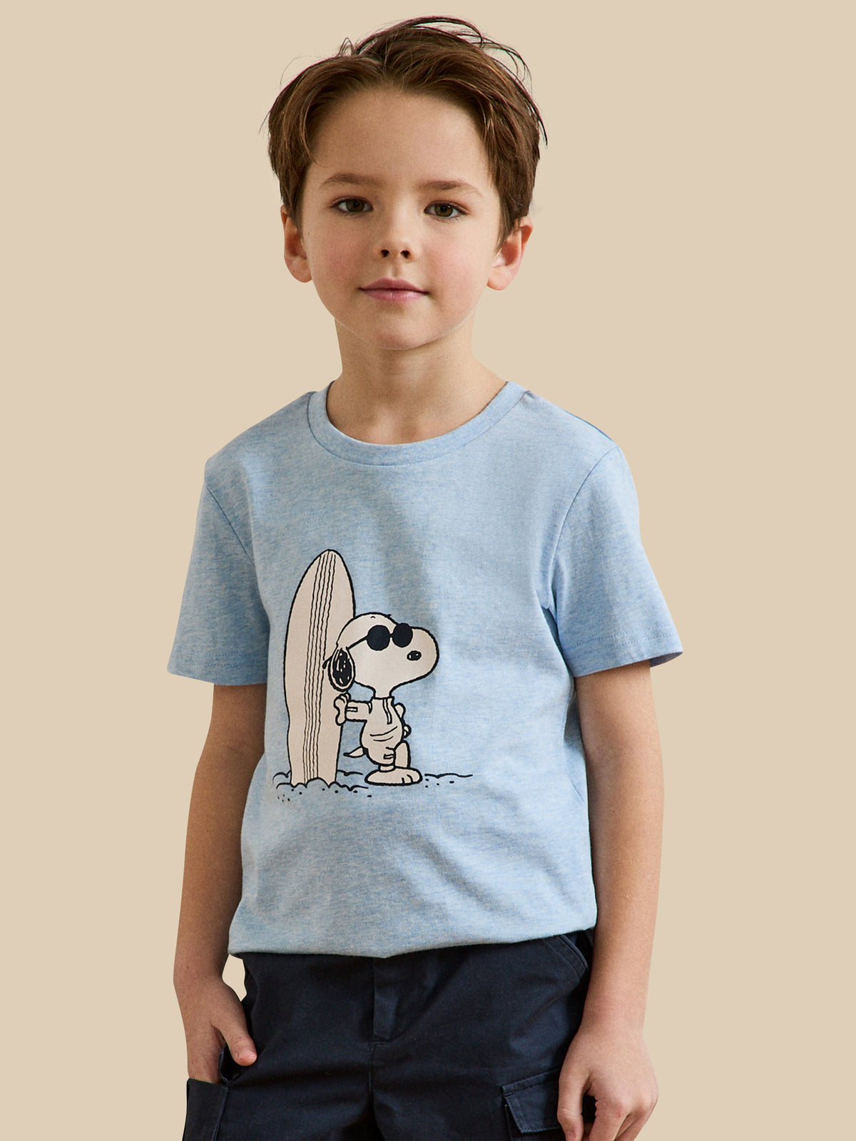Child's Cyrillus x Peanuts™ T-shirt - The Snoopy Collection