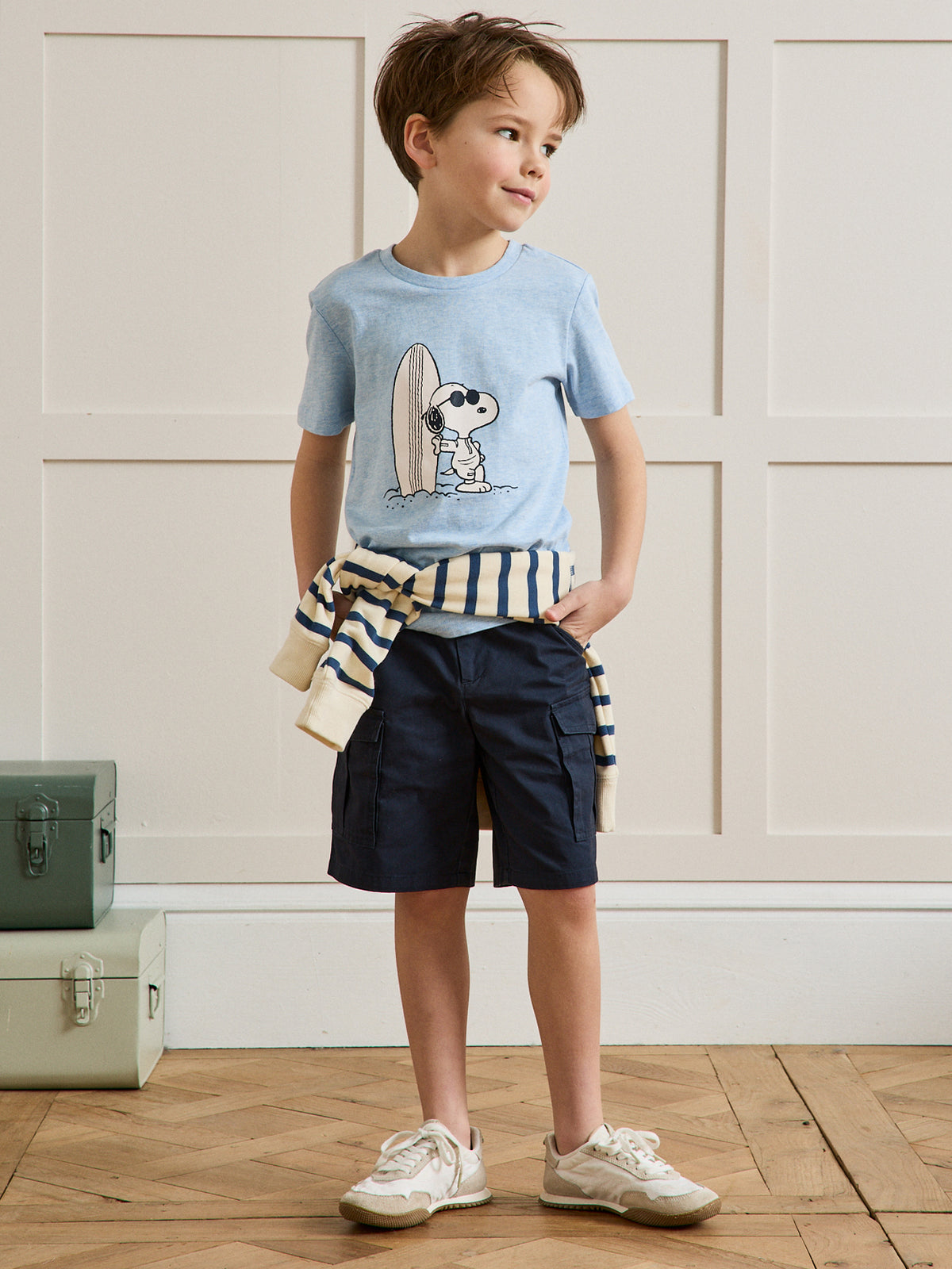 Child's Cyrillus x Peanuts™ T-shirt - The Snoopy Collection
