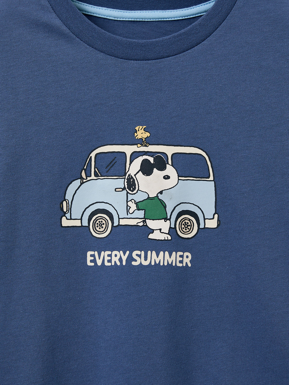 Child's Cyrillus x Peanuts™ T-shirt - The Snoopy Collection