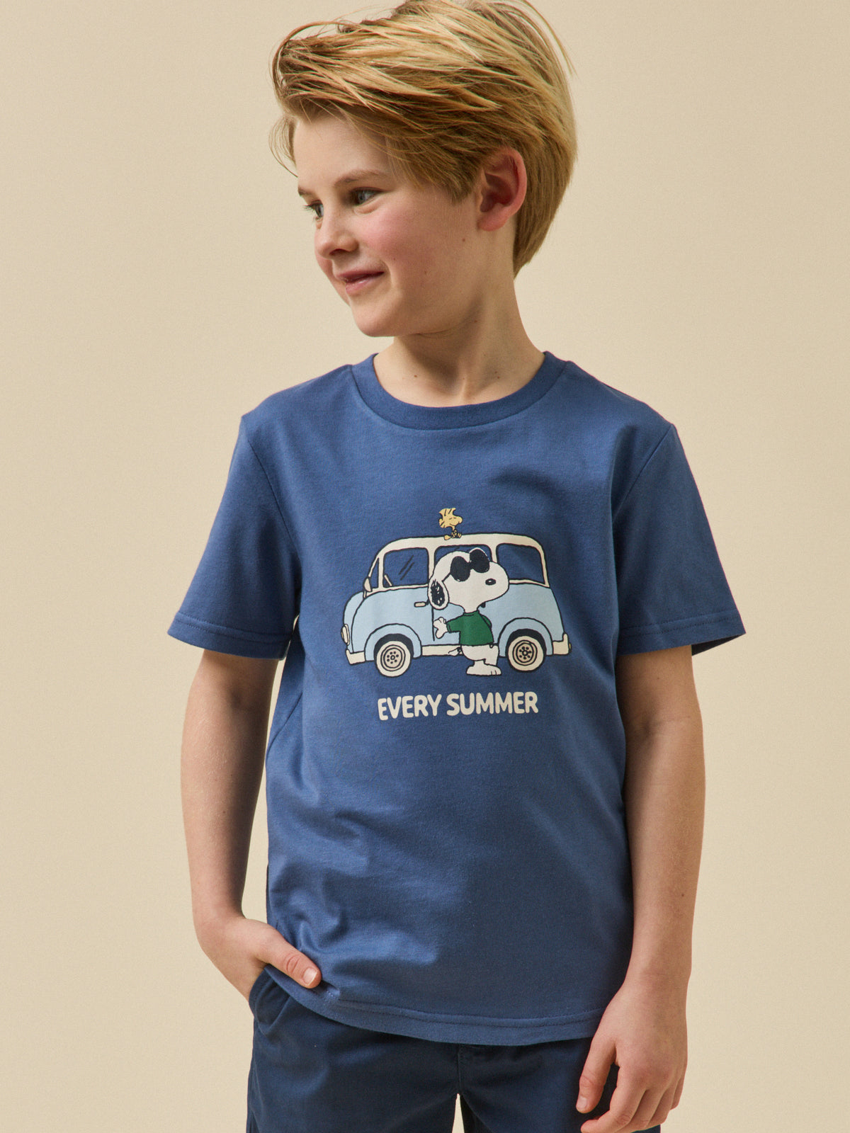 Child's Cyrillus x Peanuts™ T-shirt - The Snoopy Collection