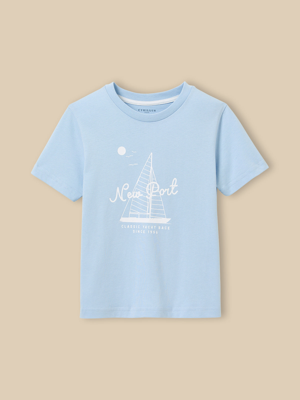 Boy's organic cotton print T-shirt