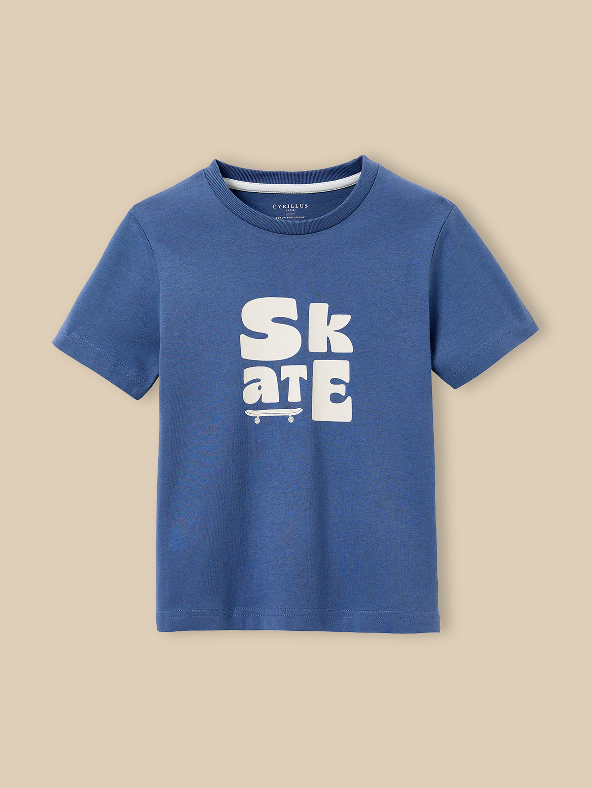 Boy's organic cotton print T-shirt