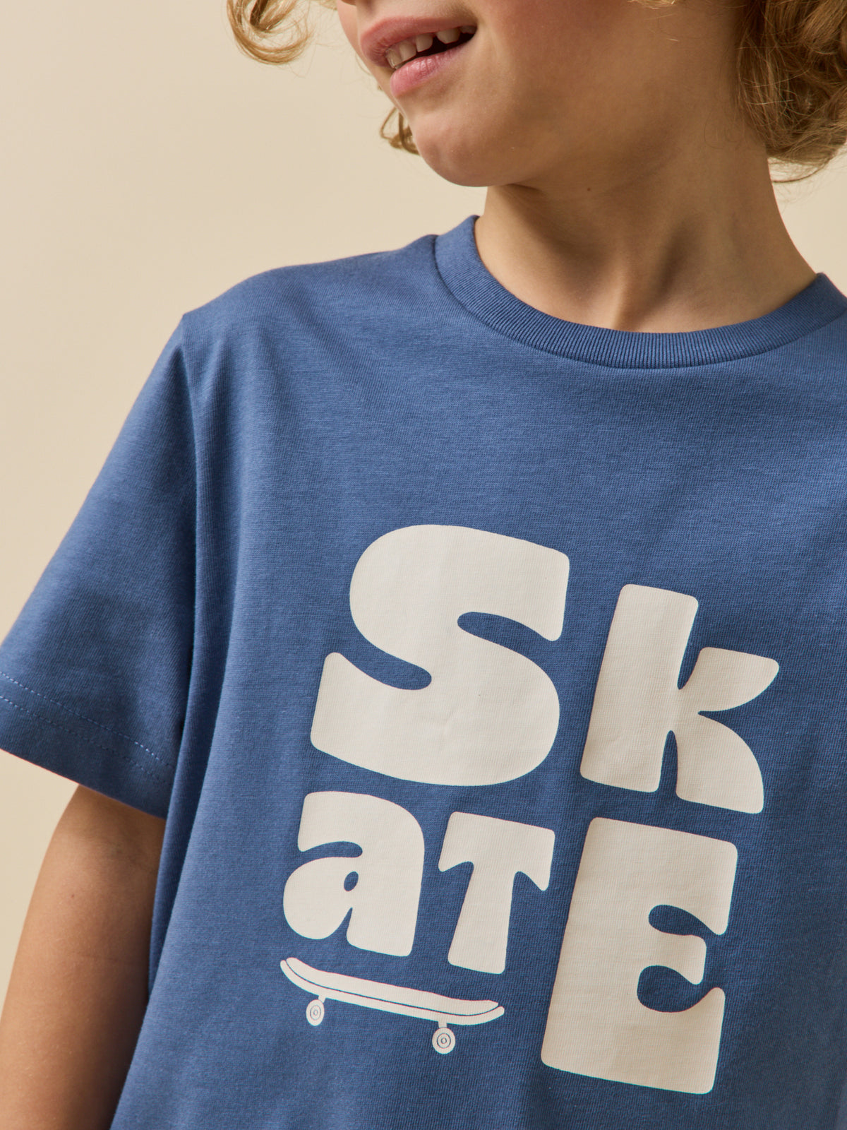 Boy's organic cotton print T-shirt