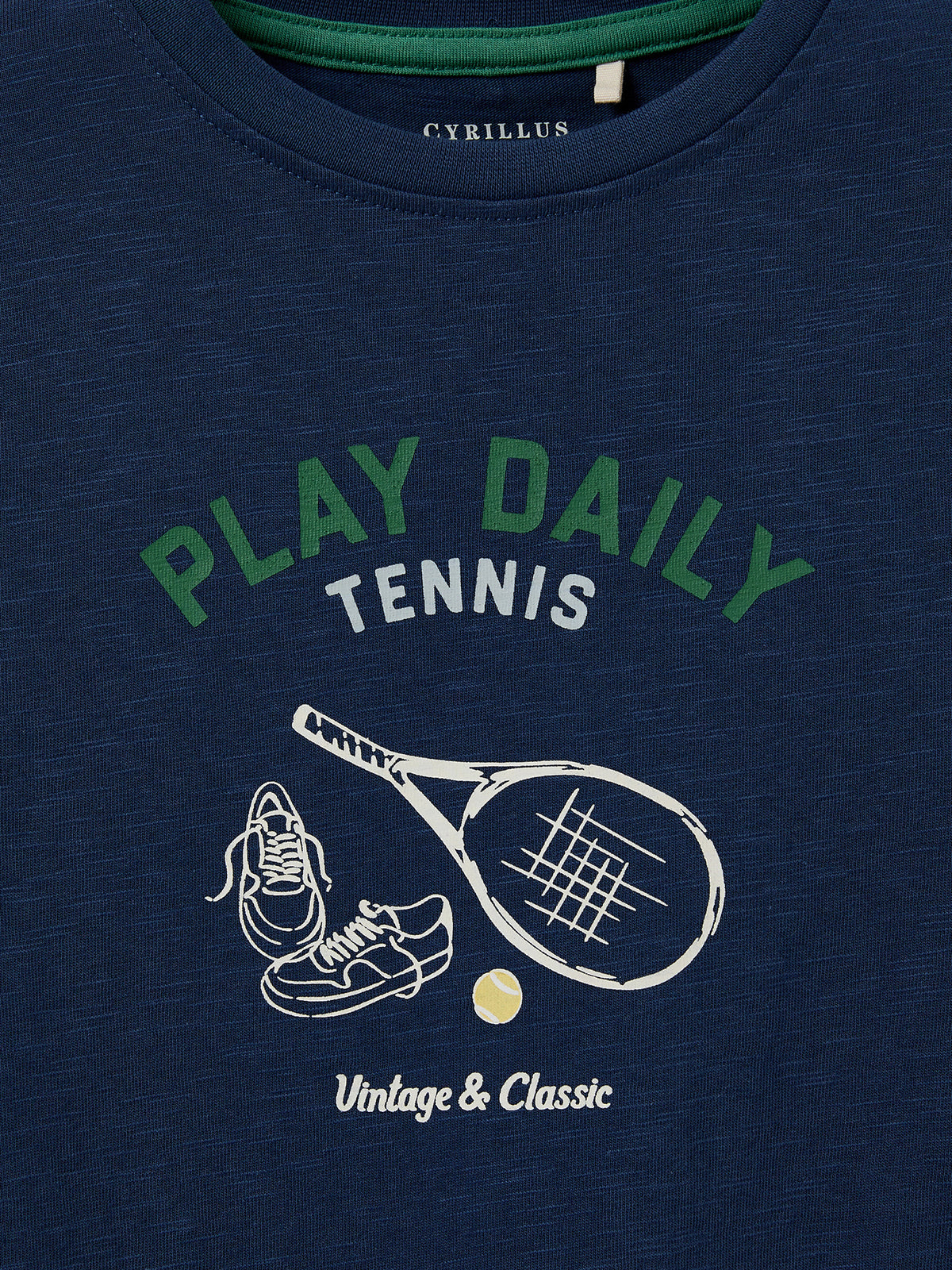 Boy's organic cotton print T-shirt