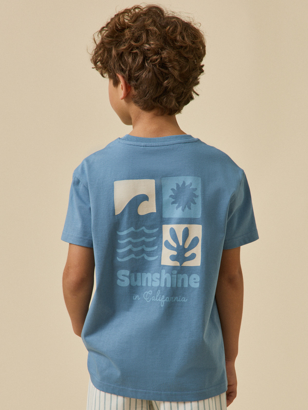 T-shirt sunshine Garçon - Coton biologique