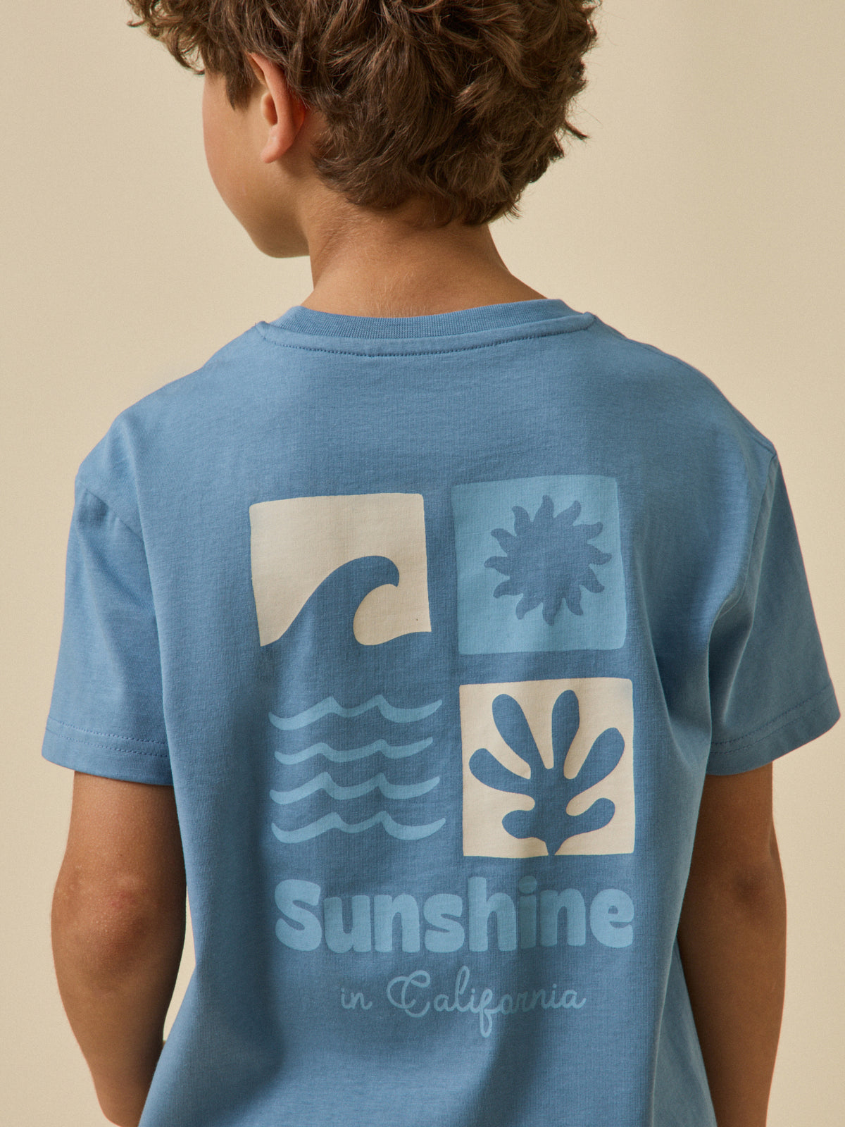 T-shirt sunshine Garçon - Coton biologique