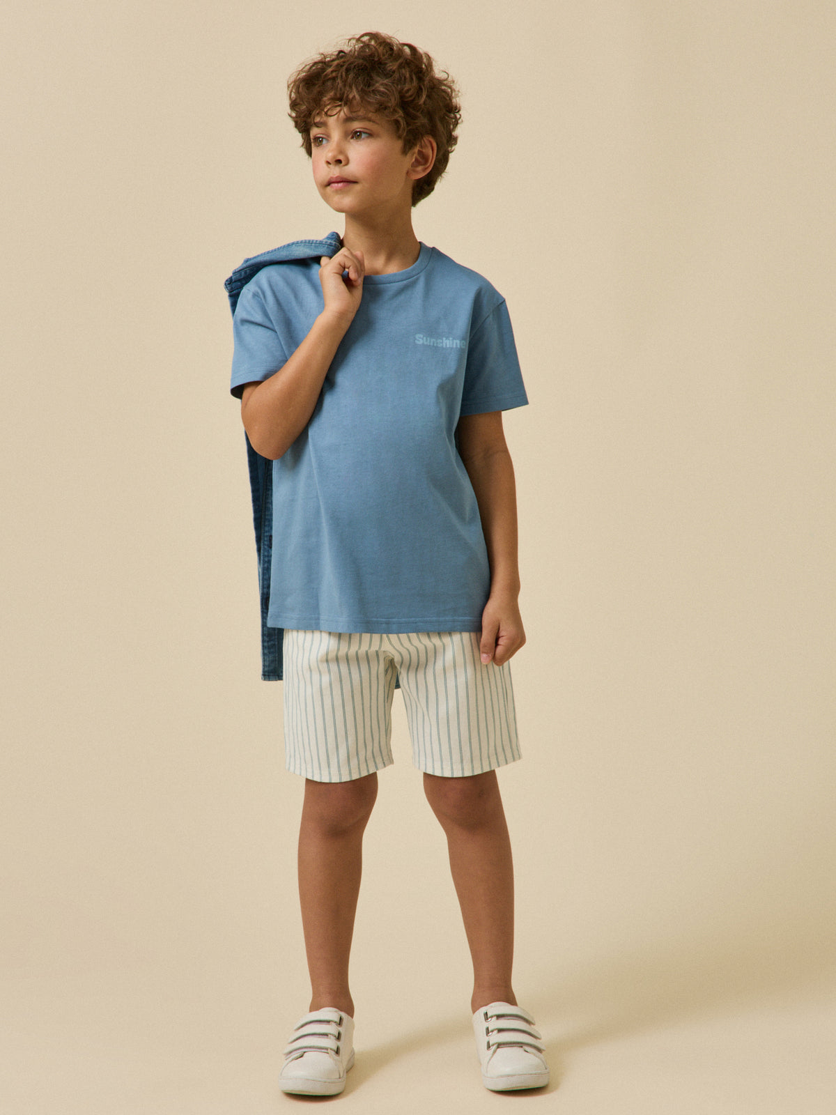 T-shirt sunshine Garçon - Coton biologique