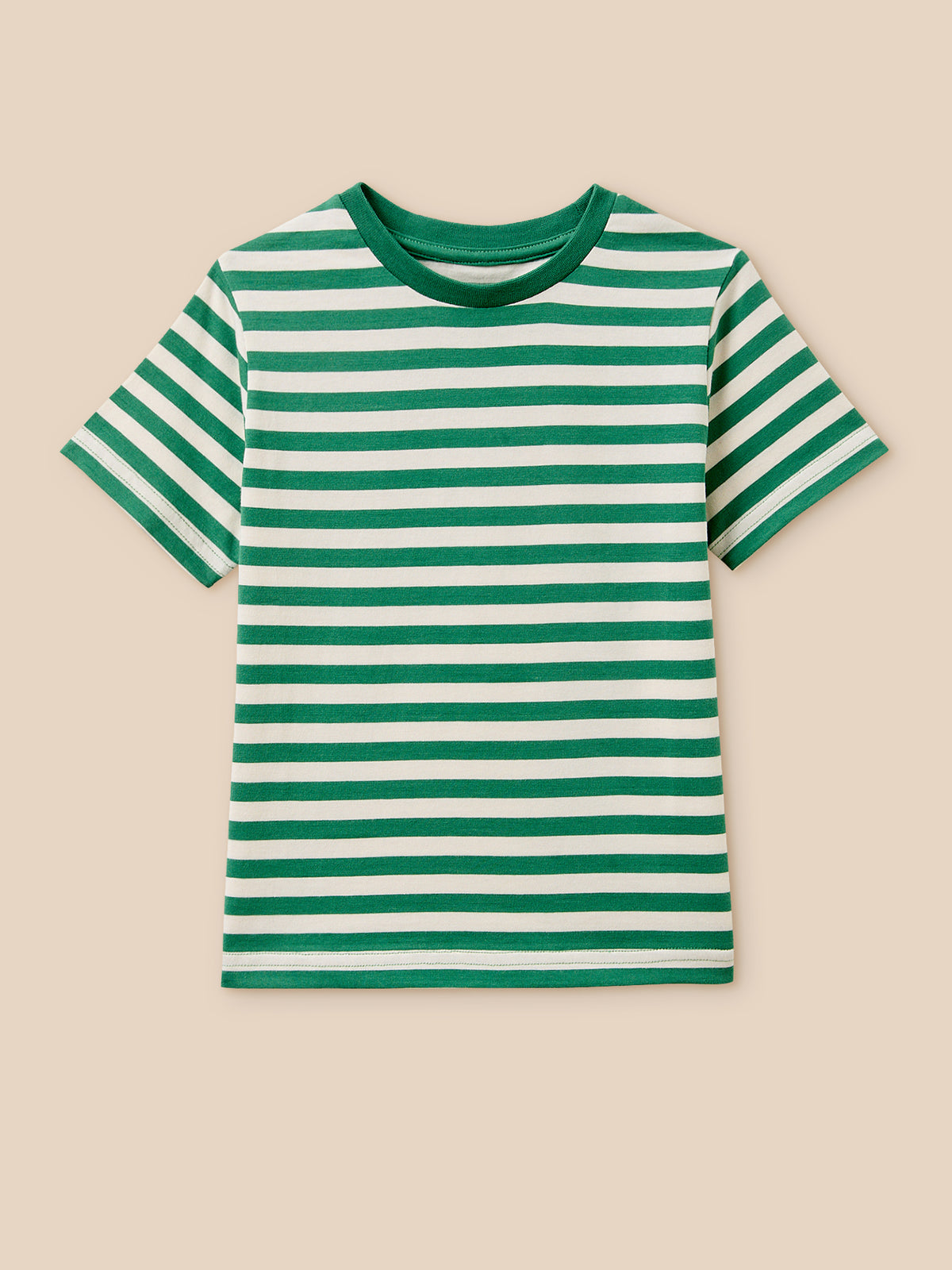 Boy's striped organic cotton T-shirt