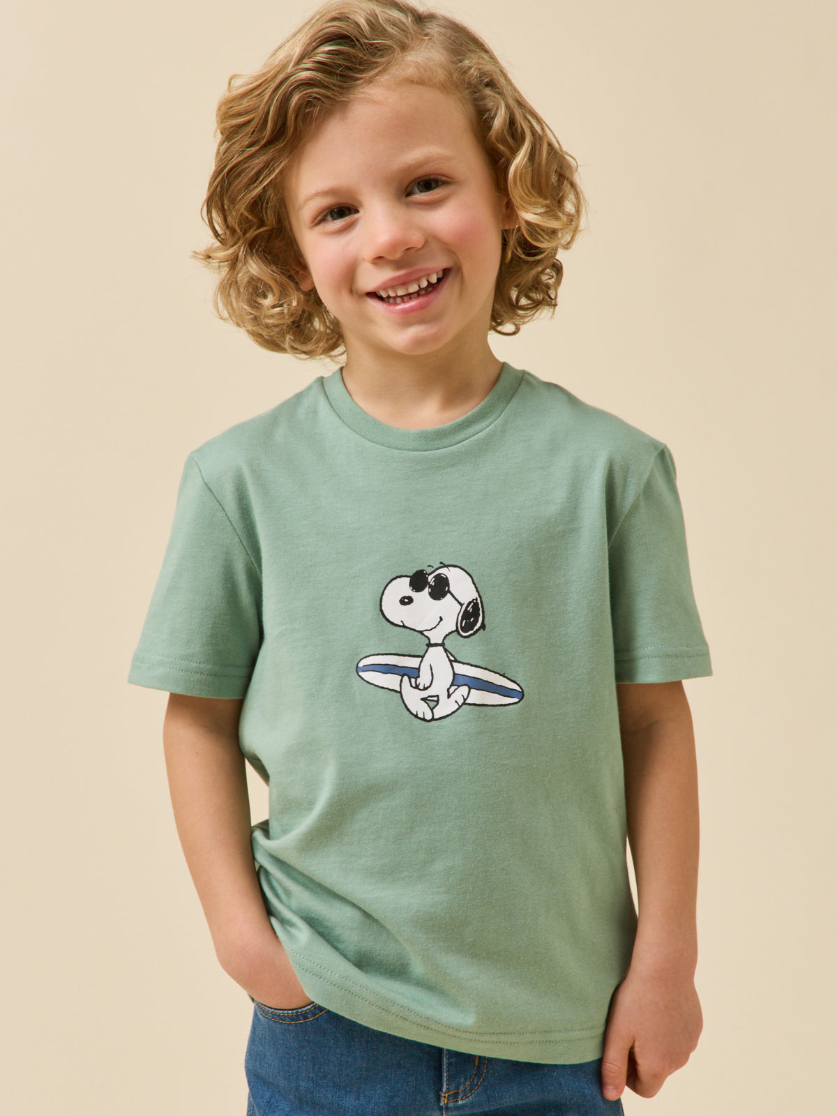 Child's Cyrillus x Peanuts™ T-shirt - The Snoopy Collection
