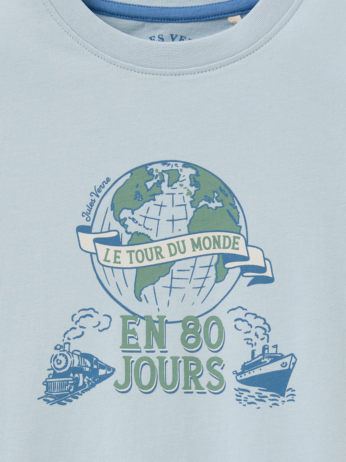 Child's organic cotton T-shirt - The Jules Verne Collection