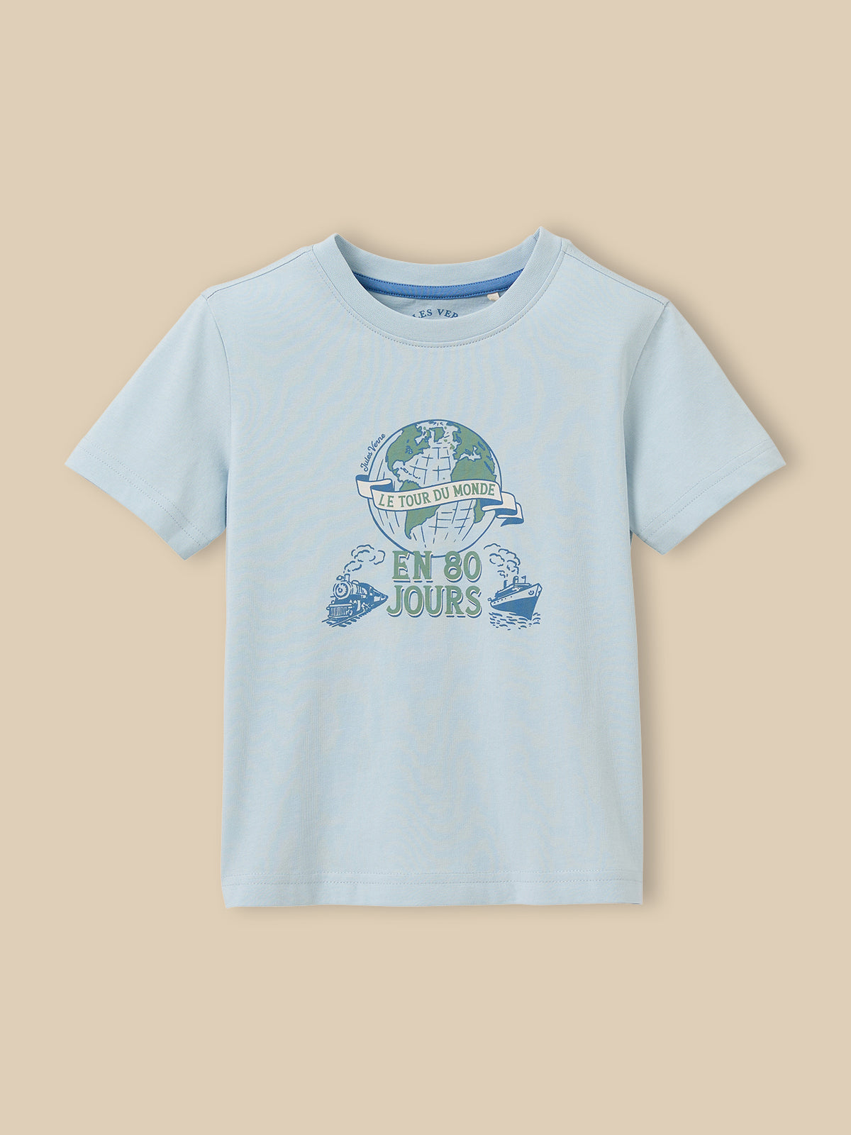 Child's organic cotton T-shirt - The Jules Verne Collection