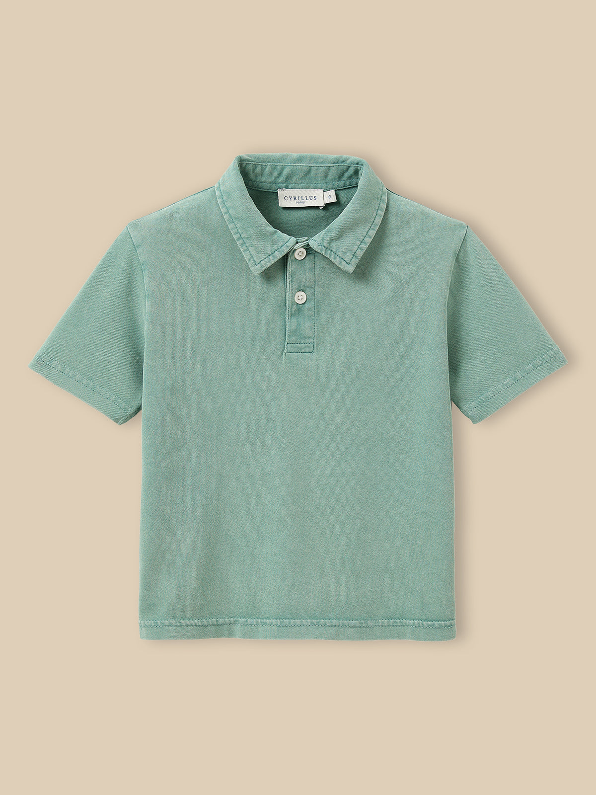 Boy's organic cotton polo shirt