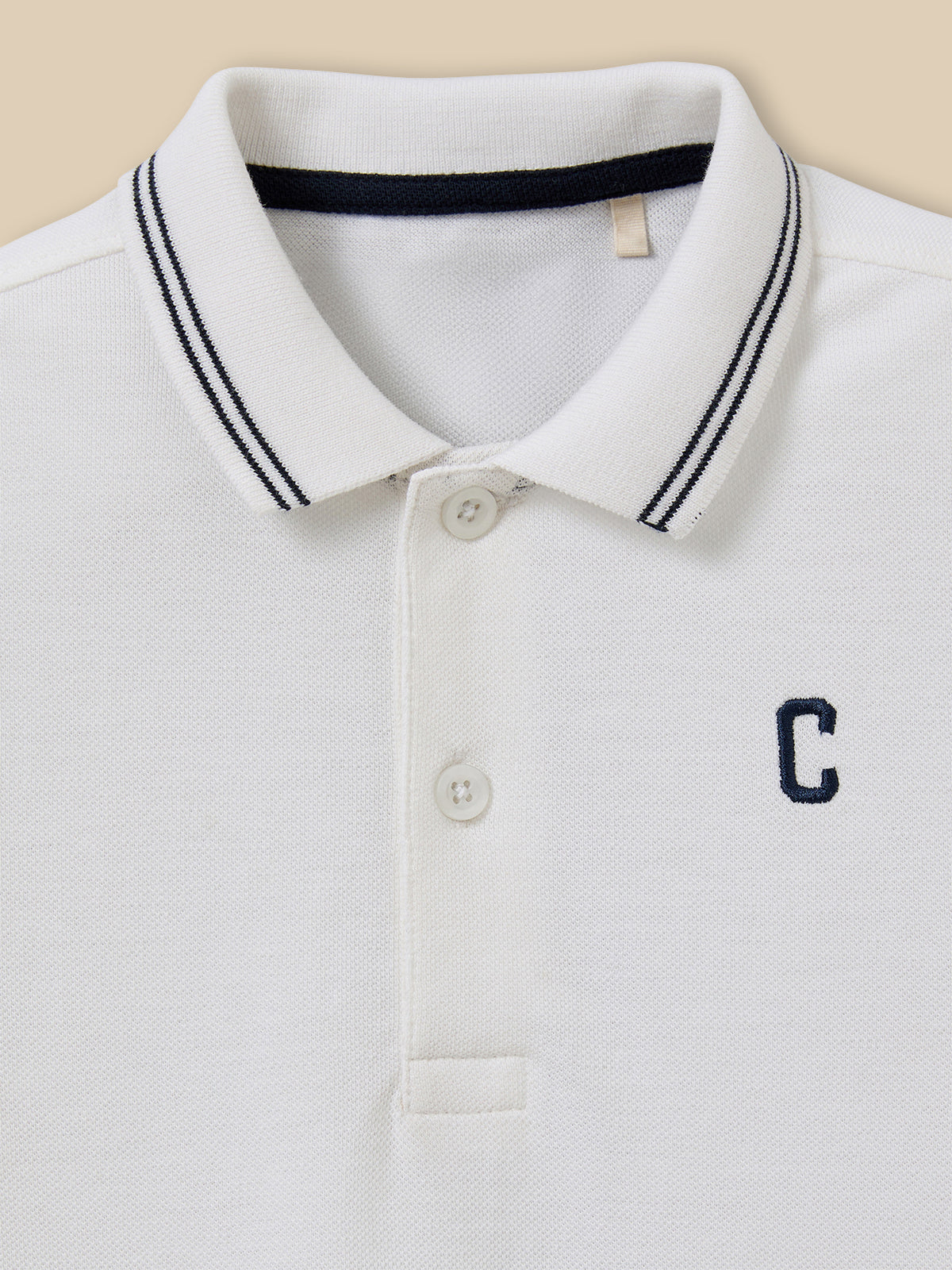 Polo en maille piquée Garçon - Coton biologique