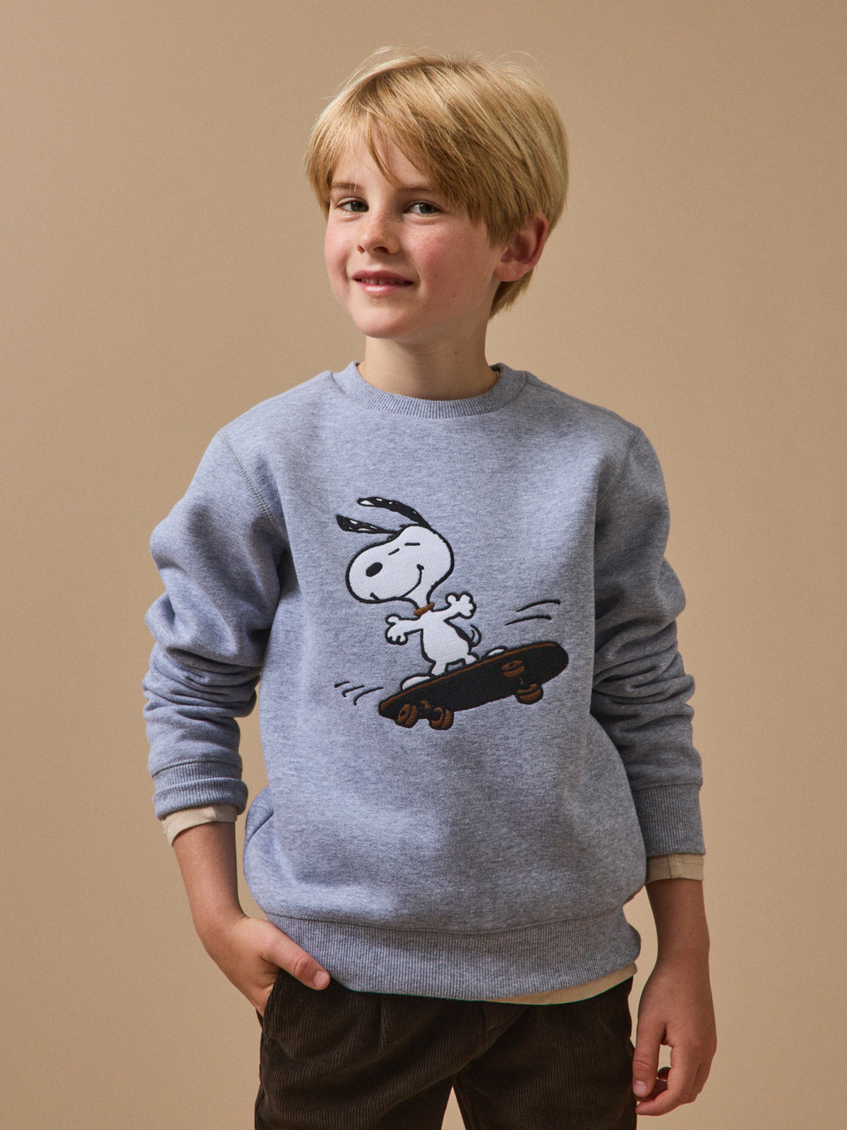 Sweat Enfant Cyrillus x PEANUTS(TM) Collection Snoopy