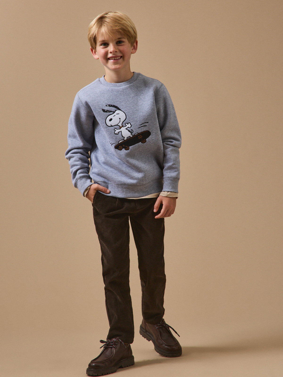 Child's Cyrillus x Peanuts™ sweatshirt - The Snoopy Collection